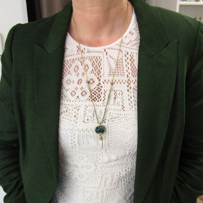 COLLIER SEPIA