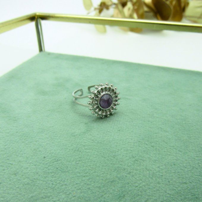 BAGUE SOLARE AMETHYSTE