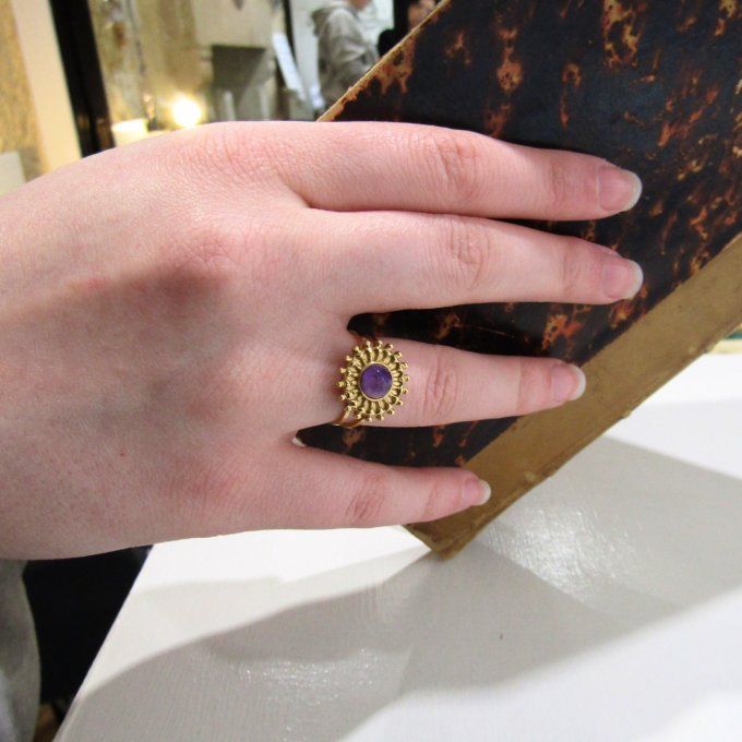 BAGUE SOLARE AMETHYSTE
