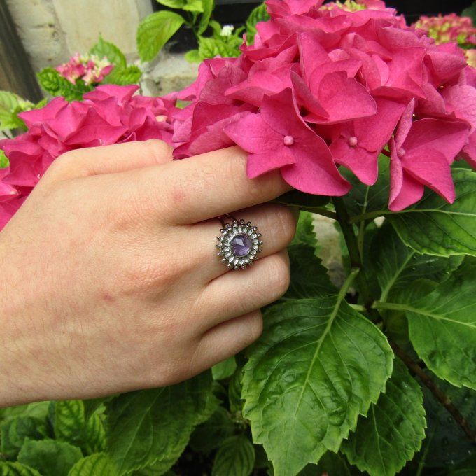 BAGUE SOLARE AMETHYSTE