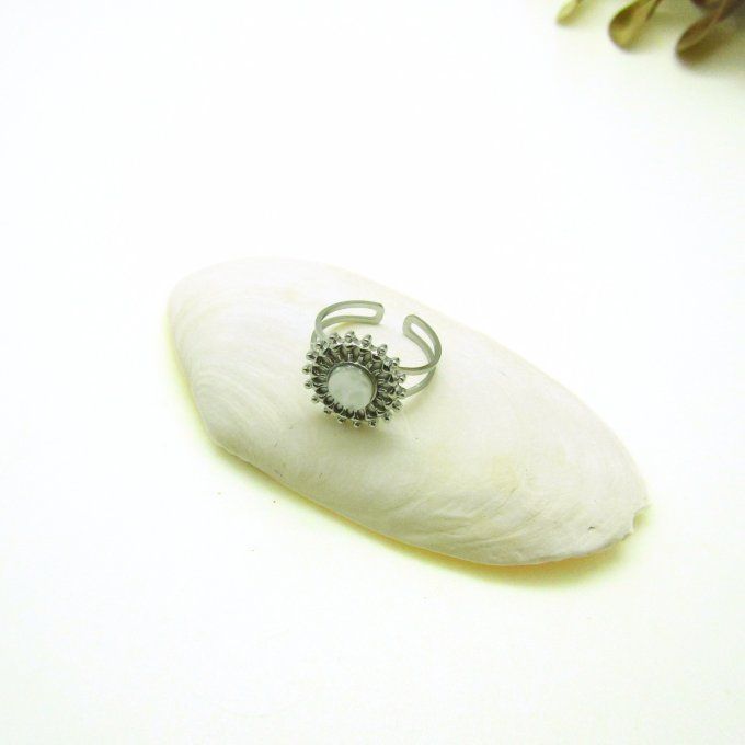 BAGUE SOLARE NACRE 