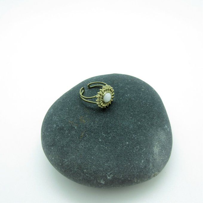 BAGUE SOLARE NACRE