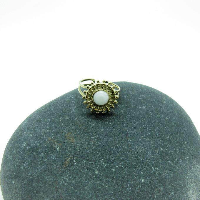 BAGUE SOLARE NACRE