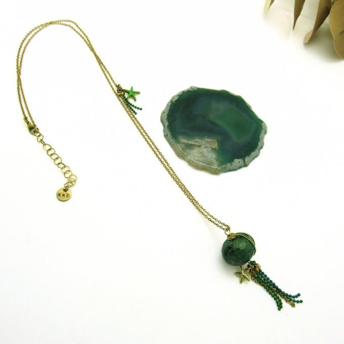COLLIER STARFISH CHRYSOCOLLE