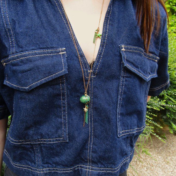 COLLIER STARFISH CHRYSOCOLLE