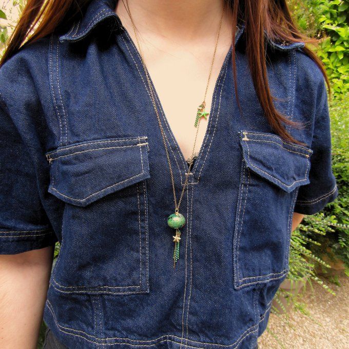 COLLIER STARFISH CHRYSOCOLLE