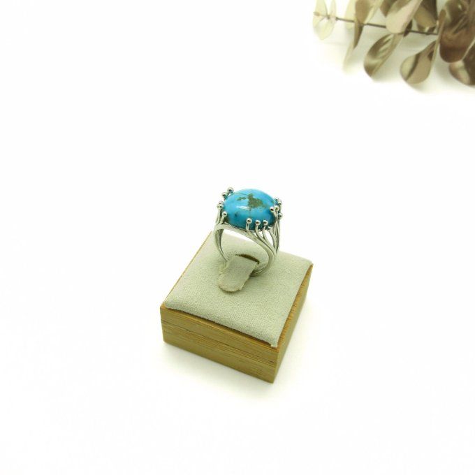 BAGUE PISTIL TURQUOISE