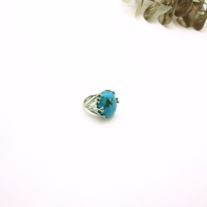 BAGUE PISTIL TURQUOISE
