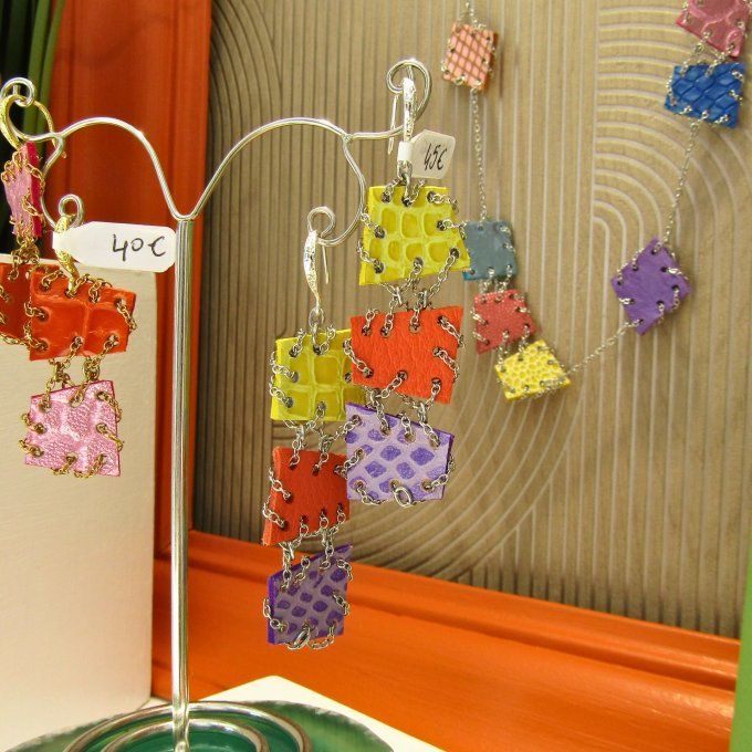 BOUCLES HOLI COLORFUL LONGUES 
