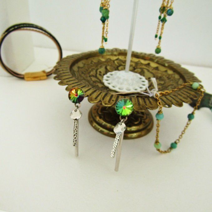 YIN BOUCLES VITRAIL MEDIUM