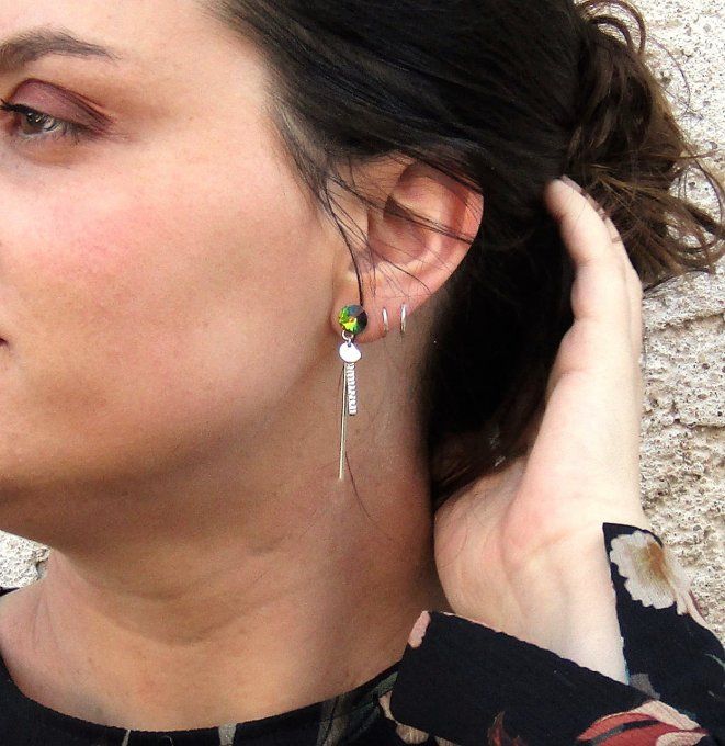 YIN BOUCLES VITRAIL MEDIUM