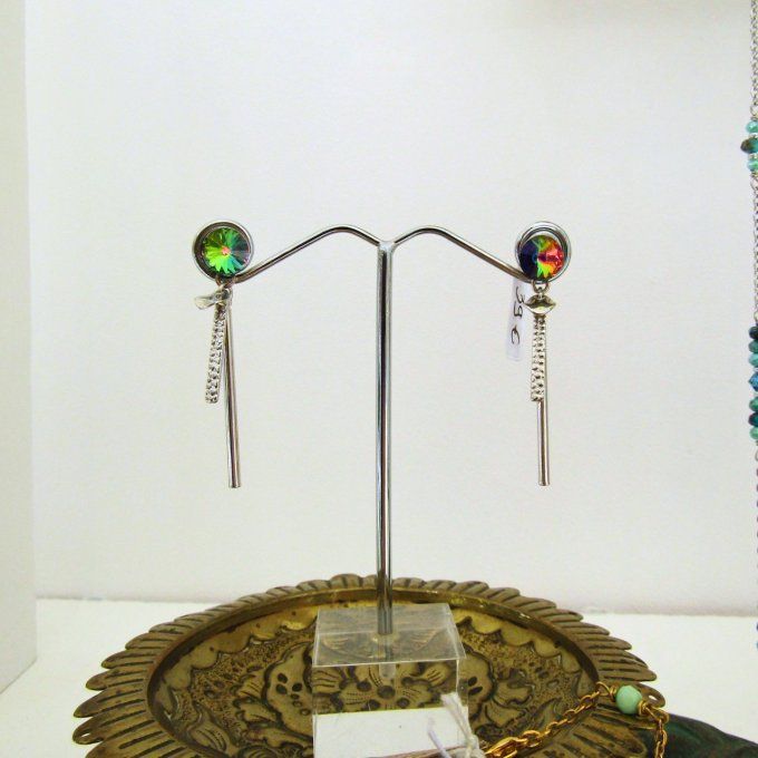 YIN BOUCLES VITRAIL MEDIUM