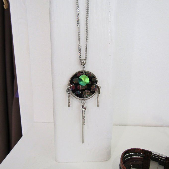 YIN COLLIER NOIR VERT