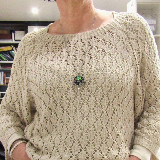 YIN COLLIER NOIR VERT