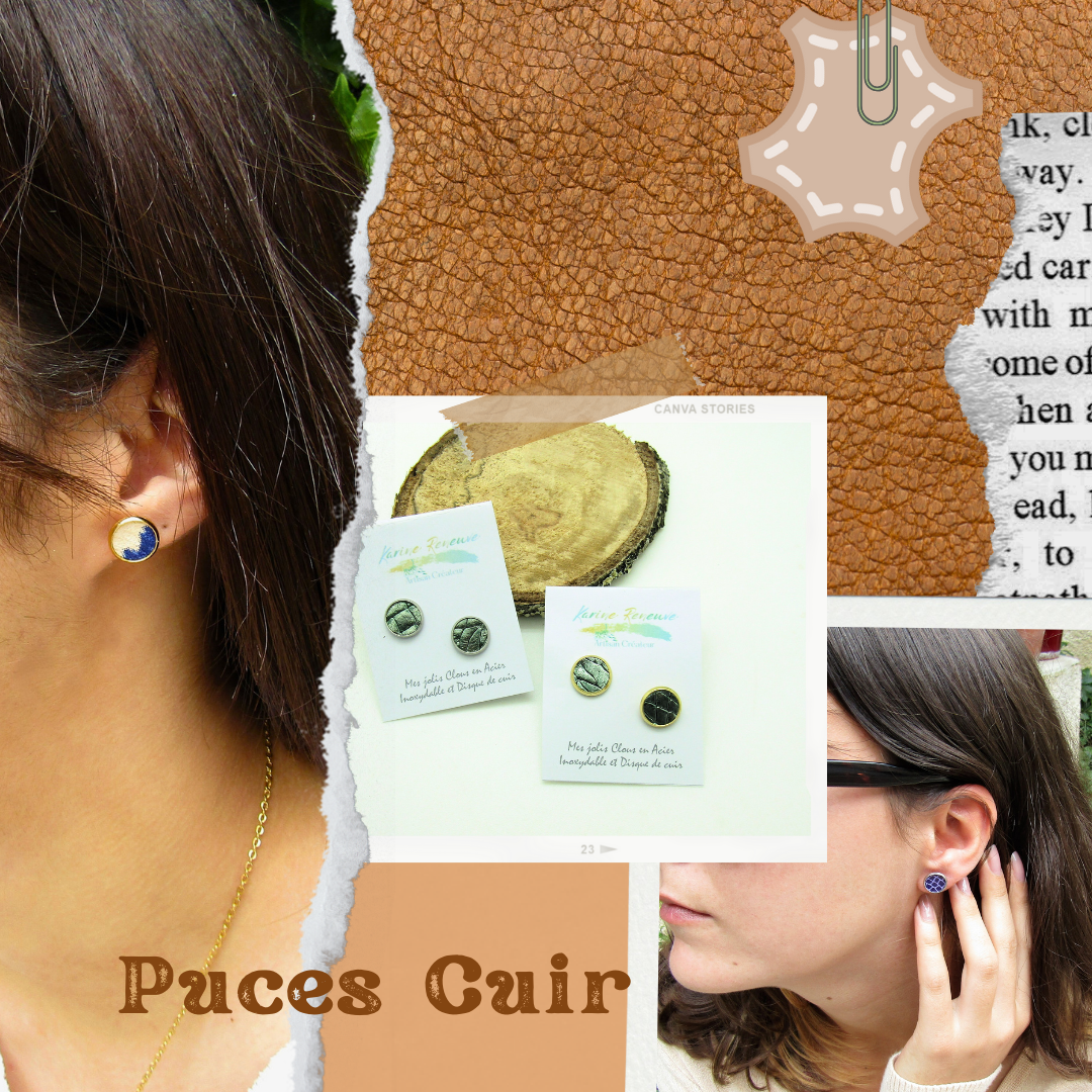 Puces Cuir